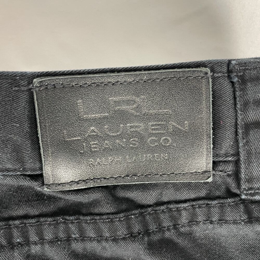 Lauren Ralph Lauren Jeans Co Crop Classic Midcalf Black Jeans Pants Women's Sz 4 - Picture 3 of 11